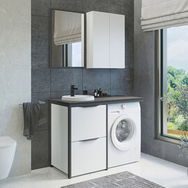 ШКАФ ПОДВЕСНОЙ COMFORTY ЛОЗАННА-60 БЕЛЫЙ ГЛЯНЕЦ