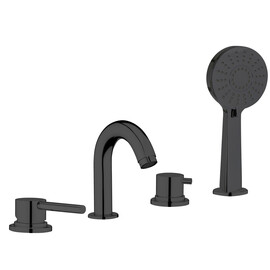 СМЕСИТЕЛЬ НА БОРТ ВАННЫ WEBERT ELIO EL850701560, ЧЕРНЫЙ