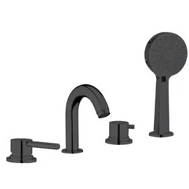 СМЕСИТЕЛЬ НА БОРТ ВАННЫ WEBERT ELIO EL850701560, ЧЕРНЫЙ