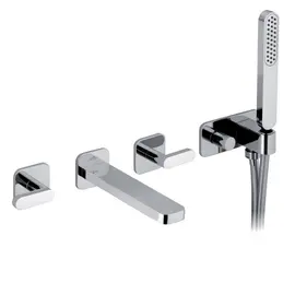 СМЕСИТЕЛЬ ДЛЯ ВАННЫ С ДУШЕМ WEBERT LIVING LV720901015