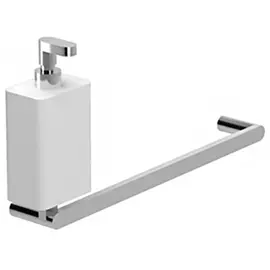 ДОЗАТОР ЖИДКОГО МЫЛА С ПОЛОТЕНЦЕДЕРЖАТЕЛЕМ WEBERT LIVING LV501501015