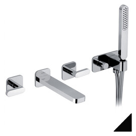 СМЕСИТЕЛЬ ДЛЯ ВАННЫ С ДУШЕМ WEBERT LIVING LV720901560