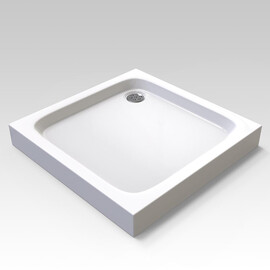 ДУШЕВОЙ ПОДДОН VECONI TEZEO ACRYLIC TZ-02, 900X900X140, АКРИЛ, БЕЛЫЙ