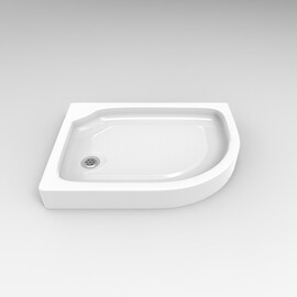 ДУШЕВОЙ ПОДДОН VECONI TEZEO ACRYLIC TZ-13L, 1200X800X140, АКРИЛ, БЕЛЫЙ