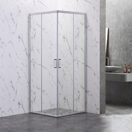 ДУШЕВОЙ УГОЛ VECONI ROVIGO RV-101, 900X900X1900, ХРОМ, СТЕКЛО ПРОЗРАЧНОЕ