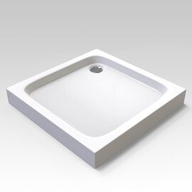 ДУШЕВОЙ ПОДДОН VECONI TEZEO ACRYLIC TZ-02, 800X800X140, АКРИЛ, БЕЛЫЙ