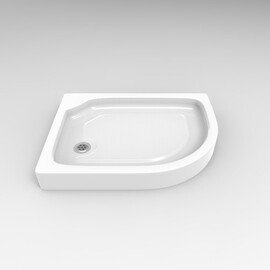 ДУШЕВОЙ ПОДДОН VECONI TEZEO ACRYLIC TZ-13L, 1200X900X140, АКРИЛ, БЕЛЫЙ