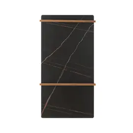 ЭЛЕКТРИЧЕСКИЙ ПОЛОТЕНЦЕСУШИТЕЛЬ BLACK & WHITE N-389ND КОРИЧНЕВЫЙ С ЗОЛОТОМ