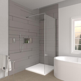 ДУШЕВАЯ ПЕРЕГОРОДКА VECONI KORATO KR-72, 1200X2000, ХРОМ, СТЕКЛО ПРОЗРАЧНОЕ