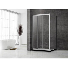 ДУШЕВОЙ УГОЛ VECONI ROVIGO RV-031, 1500Х800Х1950, ХРОМ, СТЕКЛО ПРОЗРАЧНОЕ