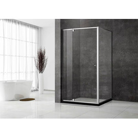 ДУШЕВОЙ УГОЛ VECONI ROVIGO RV-032, 700Х700Х1950, ХРОМ, СТЕКЛО ПРОЗРАЧНОЕ