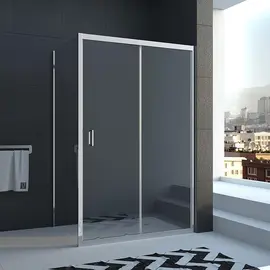 ДУШЕВОЙ УГОЛ VECONI ROVIGO RV-046, 1400Х800Х1850, ХРОМ, СТЕКЛО ПРОЗРАЧНОЕ