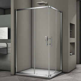 ДУШЕВОЙ УГОЛ VECONI ROVIGO RV-30, 1200X900X1900 ХРОМ, СТЕКЛО ПРОЗРАЧНОЕ