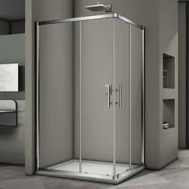 ДУШЕВОЙ УГОЛ VECONI ROVIGO RV-30, 1200X900X1900 ХРОМ, СТЕКЛО ПРОЗРАЧНОЕ