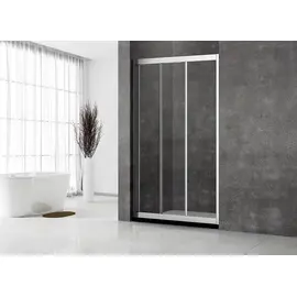 ДУШЕВАЯ ДВЕРЬ VECONI VIANNO VN-31, 1100Х1950, ХРОМ, СТЕКЛО ПРОЗРАЧНОЕ