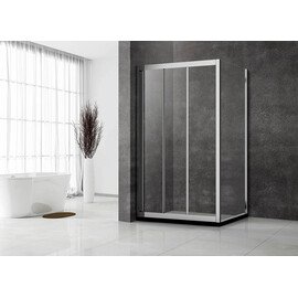 ДУШЕВОЙ УГОЛ VECONI ROVIGO RV-031, 1100Х800Х1950, ХРОМ, СТЕКЛО ПРОЗРАЧНОЕ