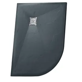 ДУШЕВОЙ ПОДДОН АСИММЕТРИЧНЫЙ RGW ST/AR-G ГРАФИТ