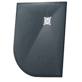 ДУШЕВОЙ ПОДДОН АСИММЕТРИЧНЫЙ RGW ST/AL-G ГРАФИТ