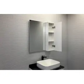 ЗЕРКАЛО-ШКАФ COMFORTY АМСТЕРДАМ-75 БЕЛЫЙ