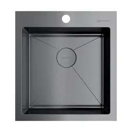 КУХОННАЯ МОЙКА OMOIKIRI AKISAME 46-GM НЕРЖ.СТАЛЬ/ВОРОНЕНАЯ СТАЛЬ