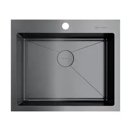 КУХОННАЯ МОЙКА OMOIKIRI AKISAME 59-GM НЕРЖ.СТАЛЬ/ВОРОНЕНАЯ СТАЛЬ