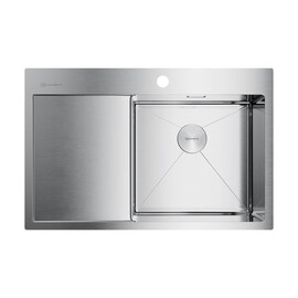 КУХОННАЯ МОЙКА OMOIKIRI AKISAME 78-IN-R НЕРЖ.СТАЛЬ/НЕРЖАВЕЮЩАЯ СТАЛЬ