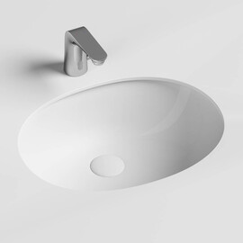 УМЫВАЛЬНИК ОВАЛЬНЫЙ ВСТРАИВАЕМЫЙ ПОД СТОЛЕШНИЦУ CERAMICA NOVA ELEMENT 560X420X195 ММ