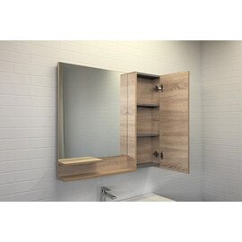 ЗЕРКАЛО-ШКАФ COMFORTY ВАРНА-90 ДУБ СОНОМА