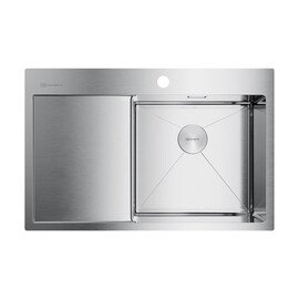 КУХОННАЯ МОЙКА OMOIKIRI AKISAME 78-IN-R НЕРЖ.СТАЛЬ/НЕРЖАВЕЮЩАЯ СТАЛЬ