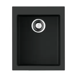 КУХОННАЯ МОЙКА OMOIKIRI BOSEN 41-BL TETOGRANIT/ЧЕРНЫЙ