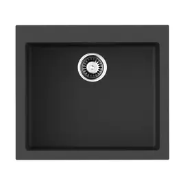 КУХОННАЯ МОЙКА OMOIKIRI BOSEN 57-BL TETOGRANIT/ЧЕРНЫЙ