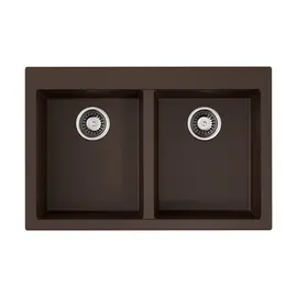 КУХОННАЯ МОЙКА OMOIKIRI BOSEN 80-2-DC TETOGRANIT/ТЕМНЫЙ ШОКОЛАД