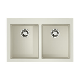 КУХОННАЯ МОЙКА OMOIKIRI BOSEN 80-2-WH TETOGRANIT/БЕЛЫЙ