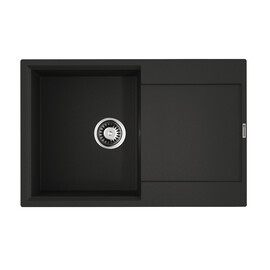 КУХОННАЯ МОЙКА OMOIKIRI DAISEN 78T-BL TETOGRANIT/ЧЕРНЫЙ