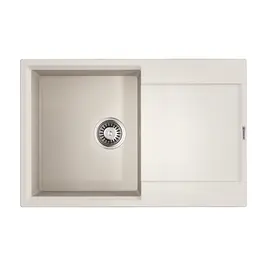 КУХОННАЯ МОЙКА OMOIKIRI DAISEN 78T-WH TETOGRANIT/БЕЛЫЙ