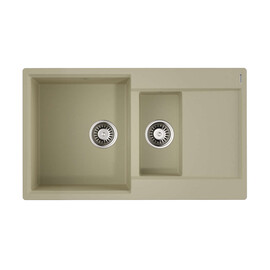 КУХОННАЯ МОЙКА OMOIKIRI DAISEN 86-2-BE ARTGRANIT/ВАНИЛЬ