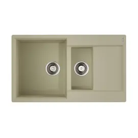 КУХОННАЯ МОЙКА OMOIKIRI DAISEN 86-2-BE ARTGRANIT/ВАНИЛЬ