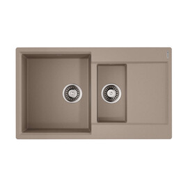 КУХОННАЯ МОЙКА OMOIKIRI DAISEN 86-2-SA ARTGRANIT/БЕЖЕВЫЙ