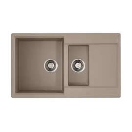 КУХОННАЯ МОЙКА OMOIKIRI DAISEN 86-2-SA ARTGRANIT/БЕЖЕВЫЙ