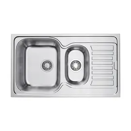 КУХОННАЯ МОЙКА OMOIKIRI KASHIOGAWA 86-2-IN НЕРЖ.СТАЛЬ/НЕРЖАВЕЮЩАЯ СТАЛЬ