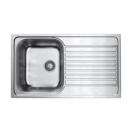 КУХОННАЯ МОЙКА OMOIKIRI KASHIOGAWA 86-IN НЕРЖ.СТАЛЬ/НЕРЖАВЕЮЩАЯ СТАЛЬ