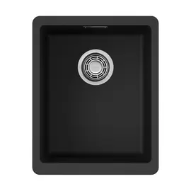 КУХОННАЯ МОЙКА OMOIKIRI KATA 34-U-BL ARTGRANIT/ЧЕРНЫЙ