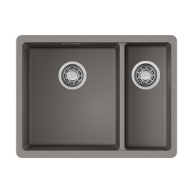 КУХОННАЯ МОЙКА OMOIKIRI KATA 55-2-U-GR ARTGRANIT/LENINGRAD GREY