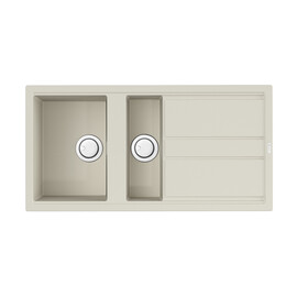 КУХОННАЯ МОЙКА OMOIKIRI KITAGAWA 100-2-WH ARTCERAMIC/БЕЛЫЙ