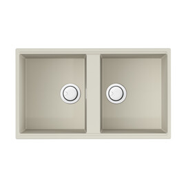 КУХОННАЯ МОЙКА OMOIKIRI KITAGAWA 83-2-U-WH ARTCERAMIC/БЕЛЫЙ