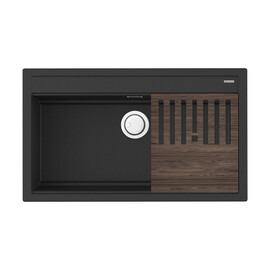 КУХОННАЯ МОЙКА OMOIKIRI KITAGAWA 86-LB-GB ARTCERAMIC/ГРАФИТ