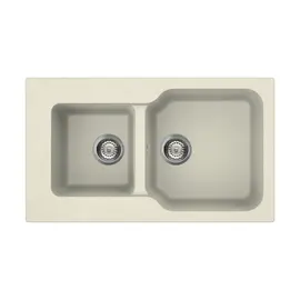 КУХОННАЯ МОЙКА OMOIKIRI MARU 86-2-BE TETOGRANIT/ВАНИЛЬ