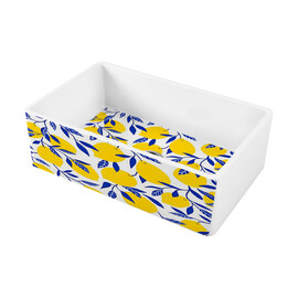 КУХОННАЯ МОЙКА OMOIKIRI MIKURA 76-LEMON NATCERAMIC/WHITE
