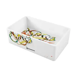 КУХОННАЯ МОЙКА OMOIKIRI MIKURA 76-TOKYO 3 NATCERAMIC/WHITE