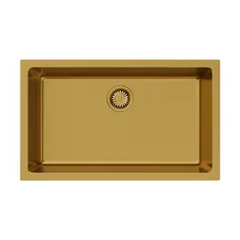 КУХОННАЯ МОЙКА OMOIKIRI OKINOSHIMA 76-U/I-G MATT NATCERAMIC/ЗОЛОТО